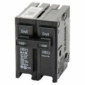 02-Br2100 Eaton - Cutler Hammer Type Br Breaker 100A/2 Pole 120/240V 10K 1