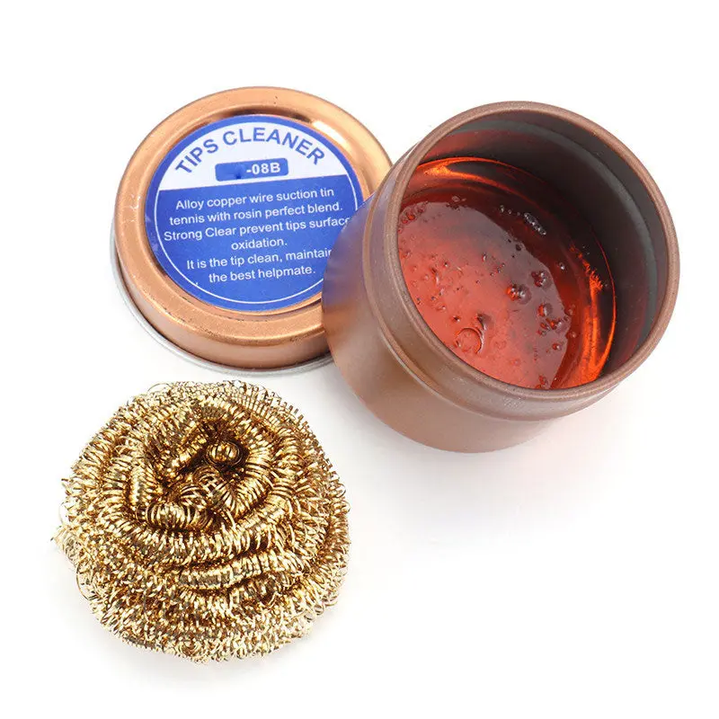 08B Iron Tip Cleanertip Alloy Copper Cleaner With Rosin Flux 1