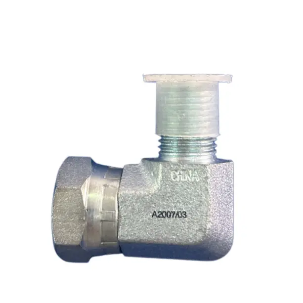 1/4" Male Angle X 3/8" Universal Female Fitting  (052-014) 4Ma-6Ufs 1