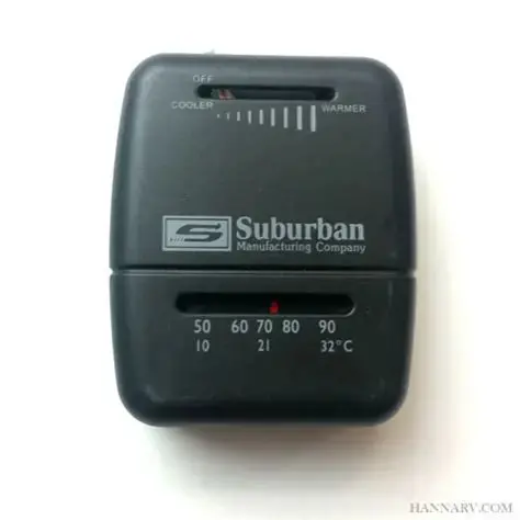161210 Suburban Rv Heat Only Thermostat, Black, Snap Action 1