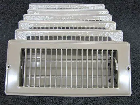 166-155Mm0 4X10 White Floor Registers Mobile Home 1
