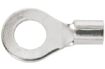 192030408 Ring Terminal Wire Gauge: 8; Size: 1/4" Pkg. Qty.: 25 1
