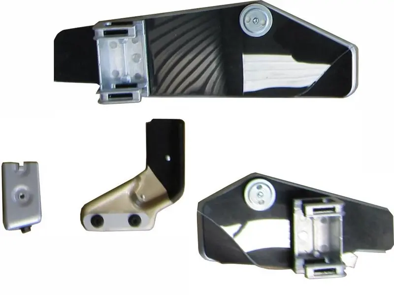 1969-70 Mustang Door Glass Bolt-On Mount And Guide Kits (Left) 1
