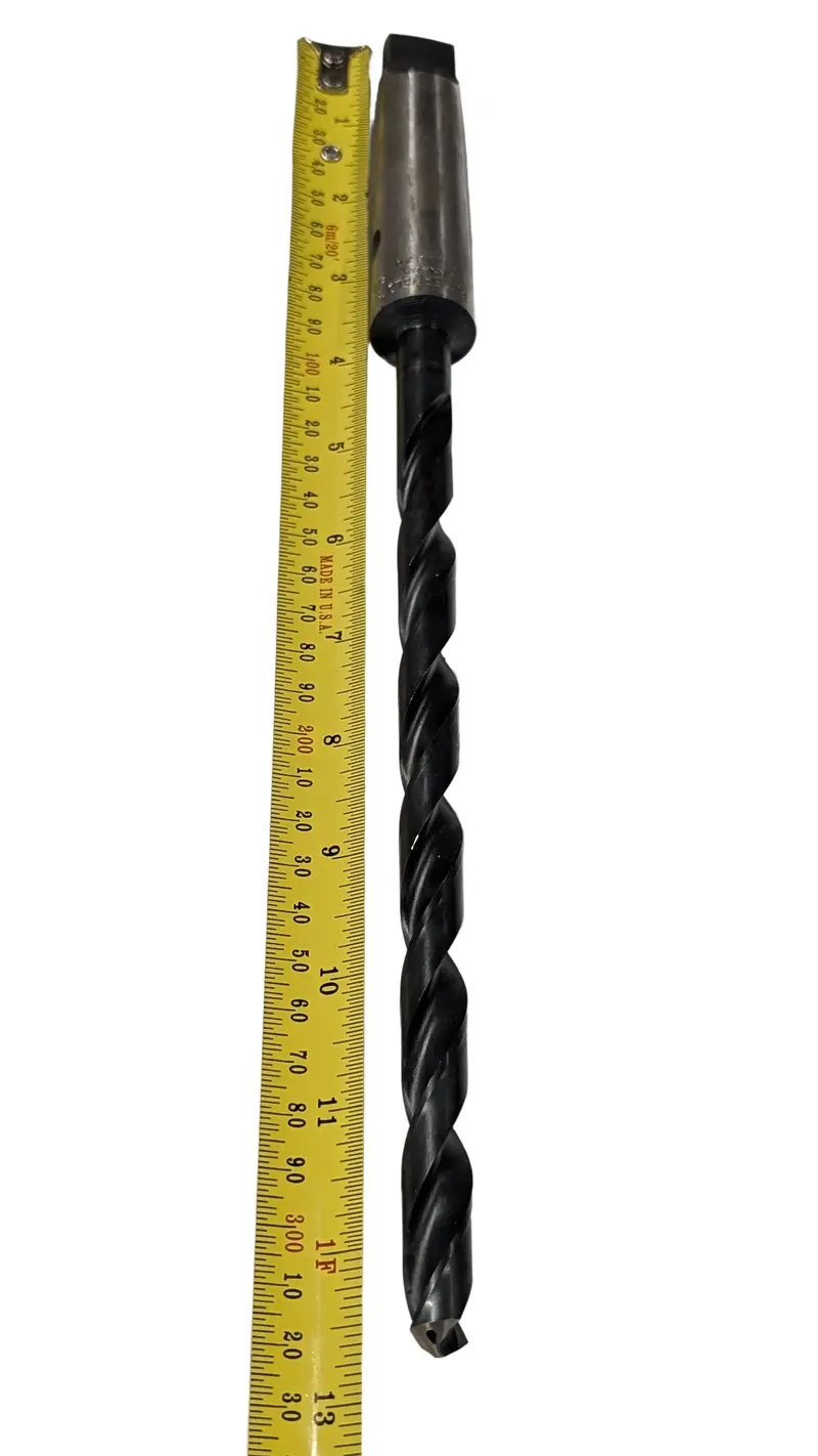 31/64" Taper Shank Drill W/ Oil Holes 1