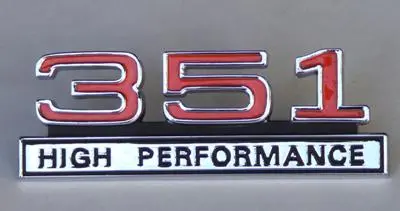351 High  Performance Badge Xw Gt 1