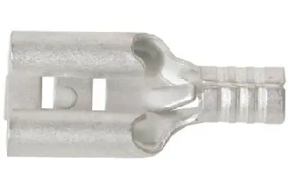 4222 Female Disconnect; Wire Gauge: 22-18; Size: 0.250 Pkg. Qty.: 25 High Heat 1