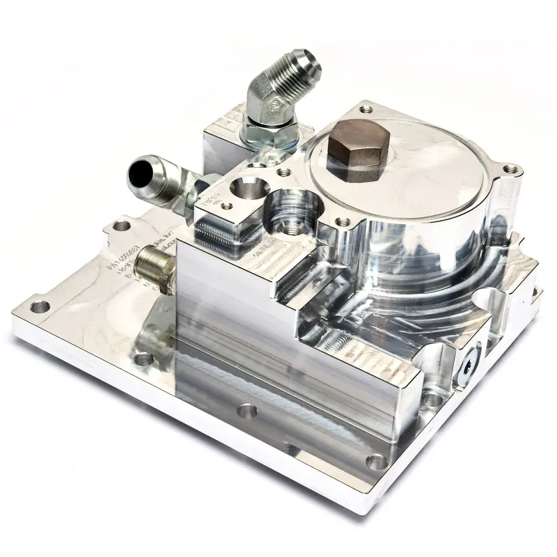 6.0L Power Stroke Diesel Custom Engine Oil Adapter Manifold 1