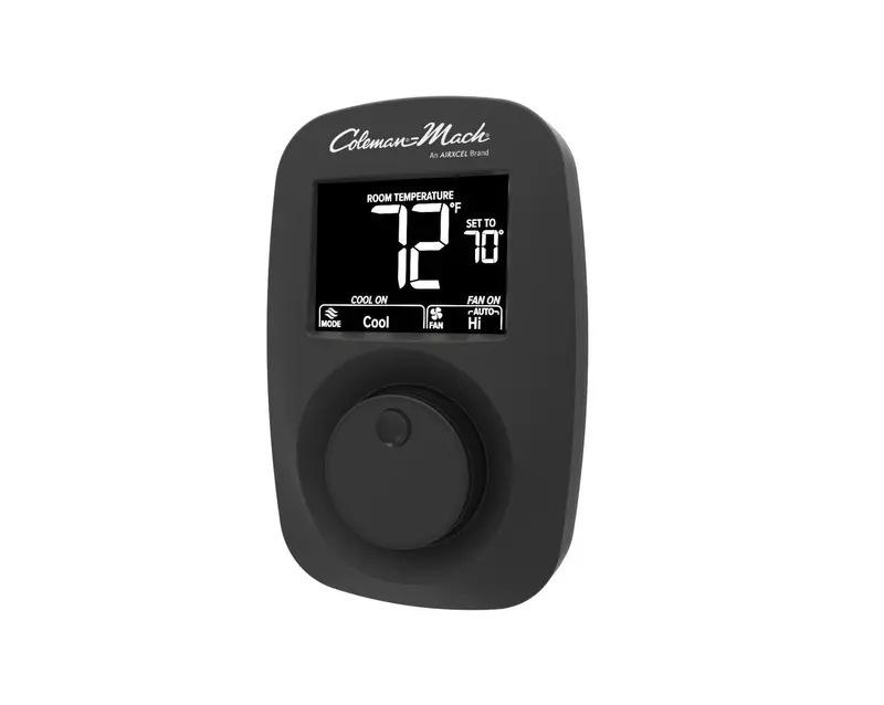 9420A381 Coleman Mach Digital Wall T-Stat Univ. Single Stage, Blk W/O Plug 1