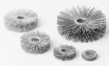 Abrasive Nylon Copper Center Wheel Brushes 1