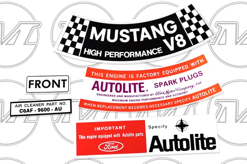 Air Cleaner Decal Kit Xr Falcon 1