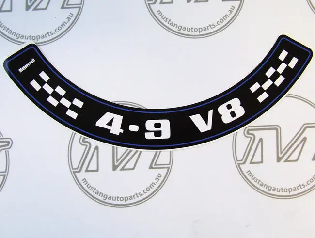 Air Cleaner Decal Xa-Xb 4.9 V8 1