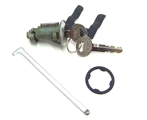 Boot Lock Cylinder & Ford Key 1967-1973 Xw-Xb 1
