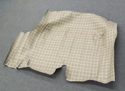 Boot Mat Plaid Mustang Rubber 1