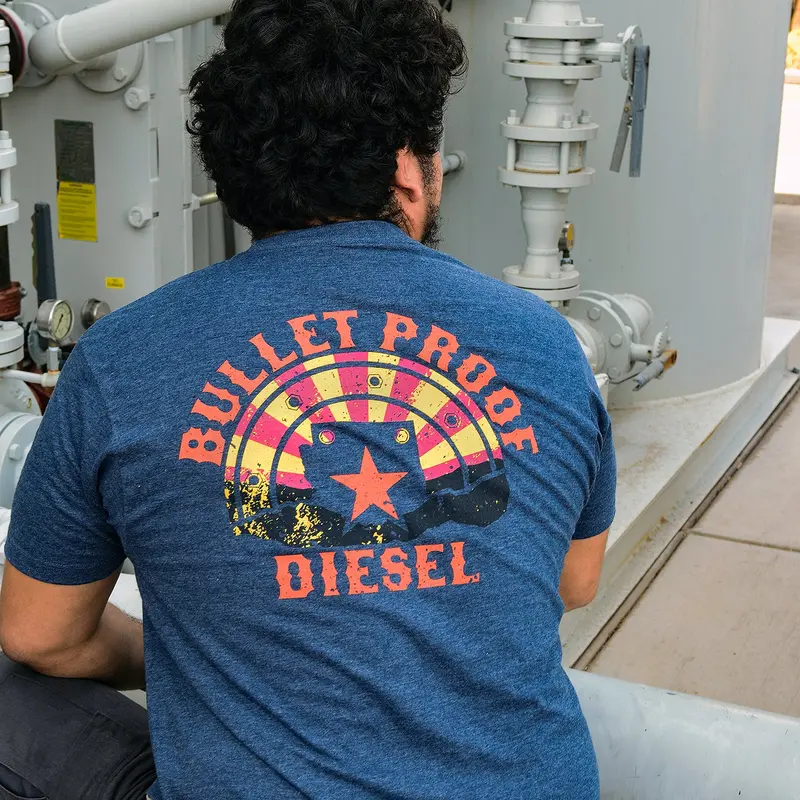 Bullet Proof Diesel State T-Shirt - Navy 1
