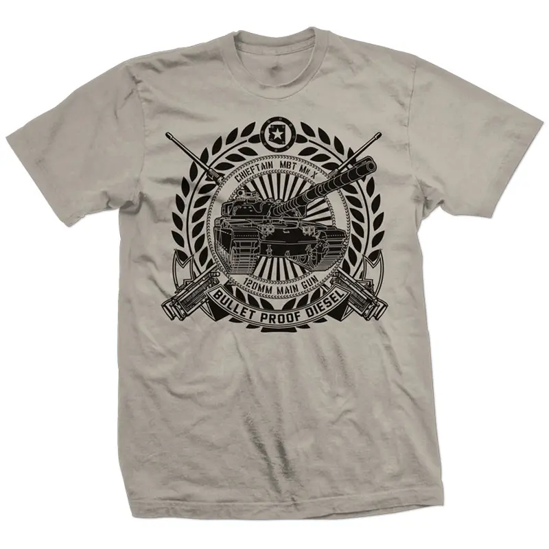 Bullet Proof Diesel T-Shirt - Chieftan, Tank 1