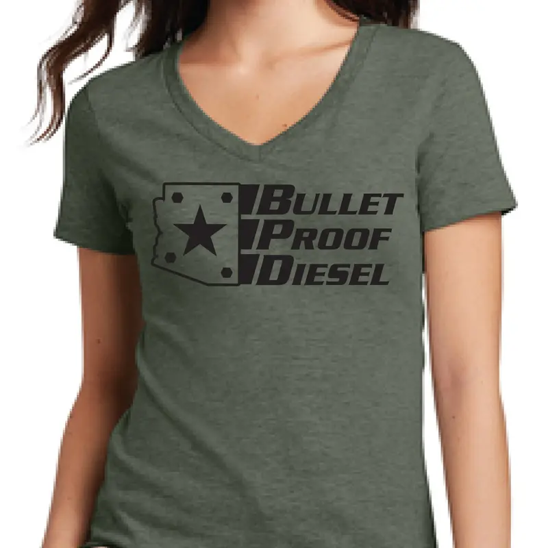 Bulletproof State Line Womens V-Neck T-Shirt 1