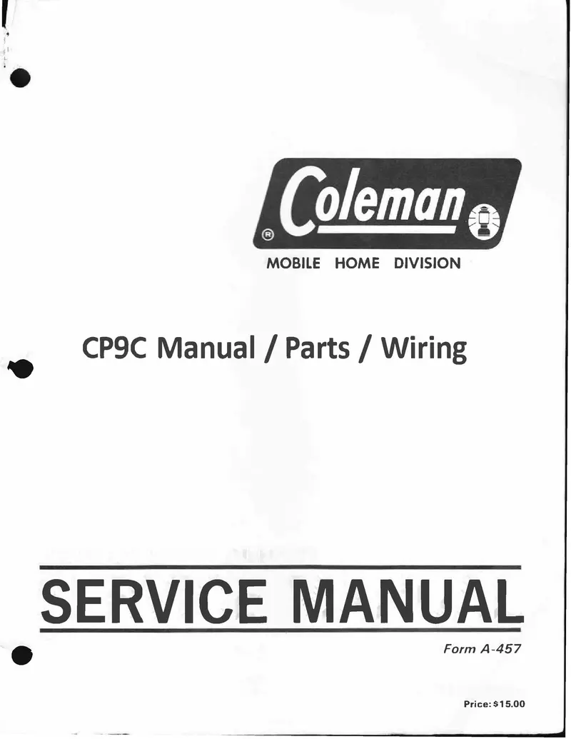 Cp9c Coleman Multi-Position, Modulating Gas Furnace Installation Manual, Wire Diagram (Download) 1