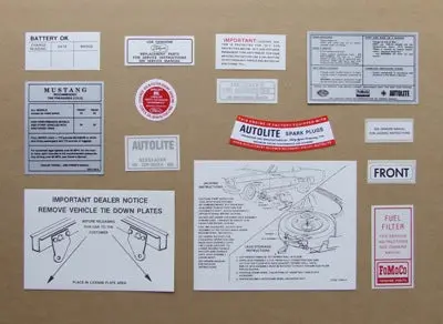 Decal Kit 1965 - Discontinued 1
