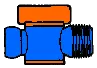 Loc-Line 1/2" Male Npt Valve 1