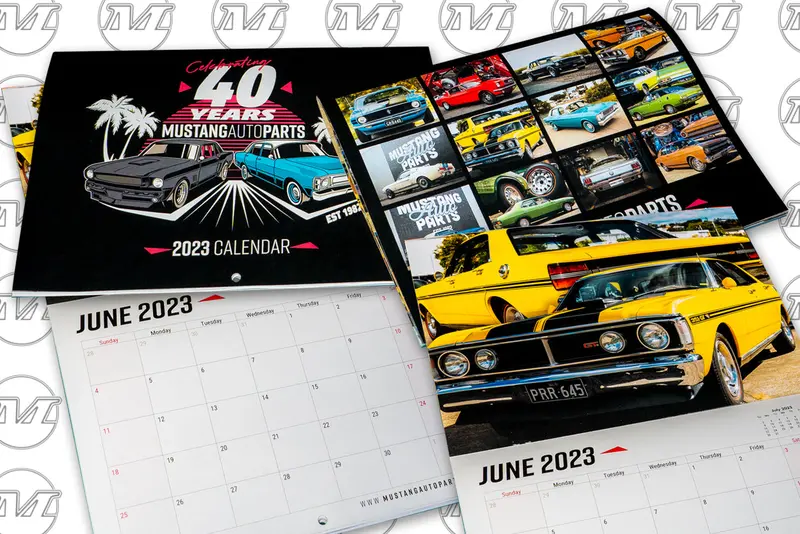 Mustang Auto Calendar 2023 1