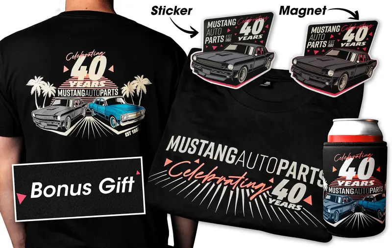 Mustang Auto Parts 40Yr Celebratory Package - Mustang Large 1