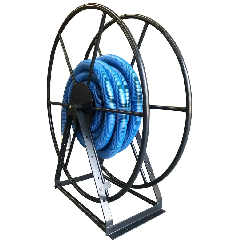 Space Saver Vacuum Hose Reel 60 Mtrs - Powder Coated Charcoal 1