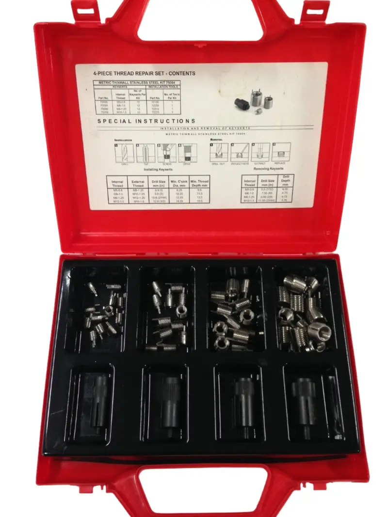 Stainless Steel Keysert Range Kits 1