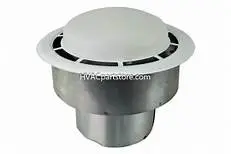 V2244-75  Ventline Bath Fan, Lighted, 7" Diameter, Vertical Exhaust 75 Cfm 1