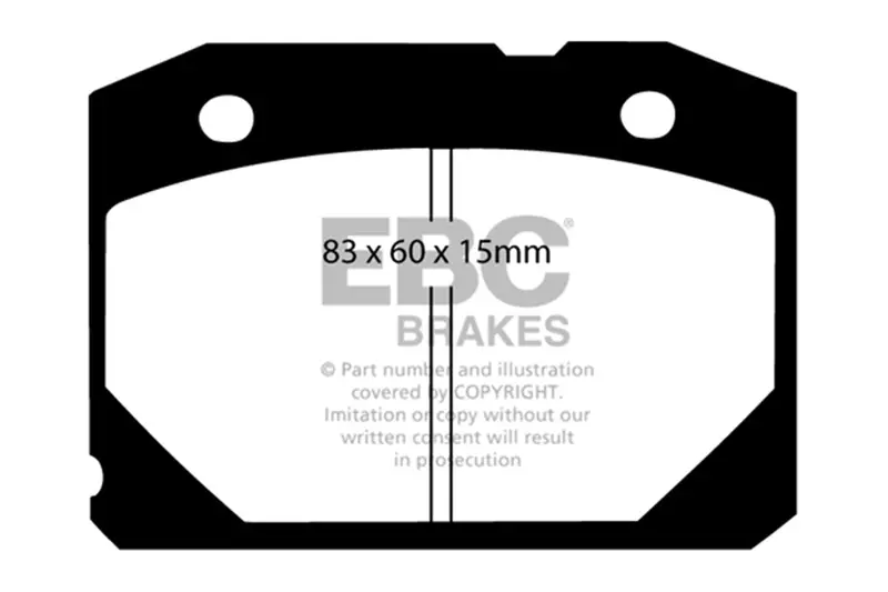 Ebc Ultimax Oem-Style Brake Pads – Quiet, Low-Dust Replacement For Daily Driving 1