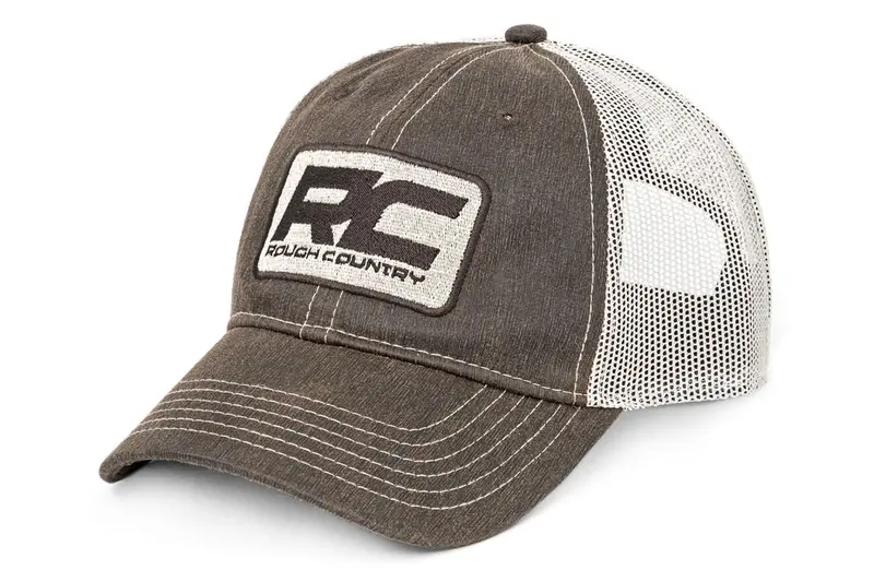Rough Country Mesh Sun Hat – Tan Universal Fit With Ventilation 1