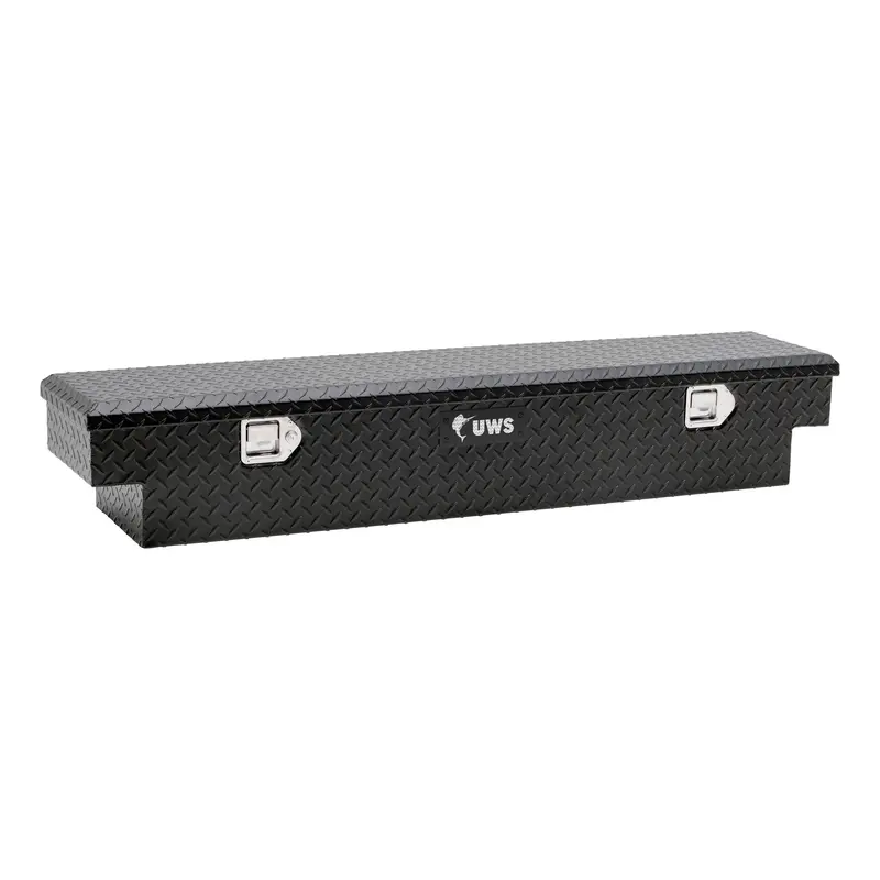 Uws Heavy-Duty Aluminum Utv Tool Box – Matte Black Finish, Polaris-Specific Fit 1