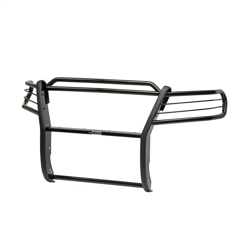 Westin 40-3845 Sportsman Grille Guard – Black Steel With Dual Hood Bars 1